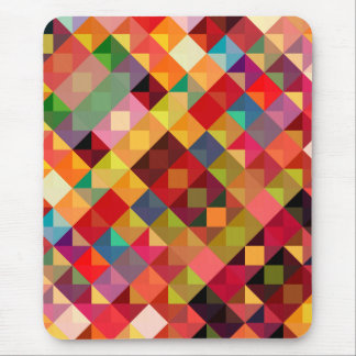 Colorful Geometric Fine Art Mouse Pad