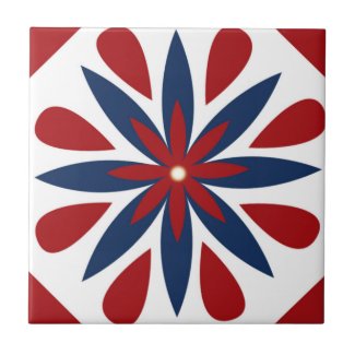 Colorful Geometric Floral Pattern