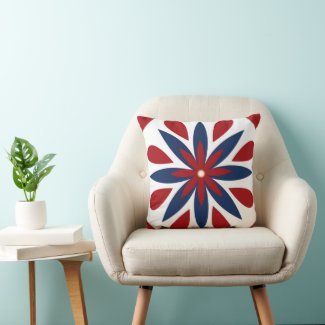 Colorful Geometric Floral Pattern