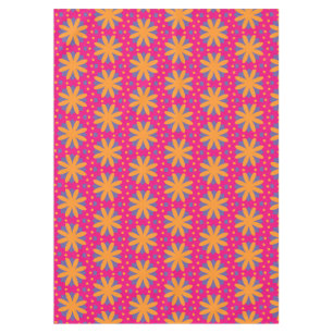 Colorful Geometric Flower Design Tablecloth