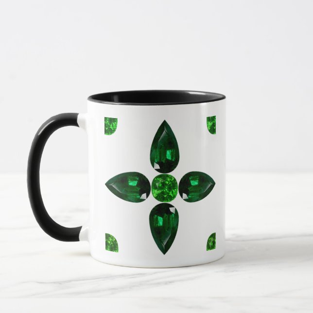 Colorful Geometric Forms Mug (Left)