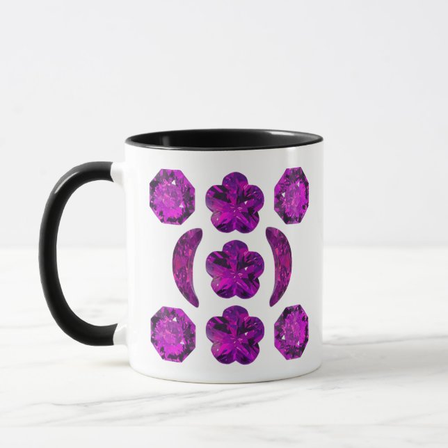 Colorful Geometric Forms Mug (Left)