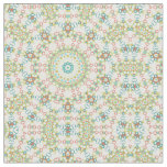 Colorful Geometric Mandala Pattern Fabric