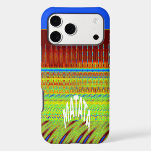Colorful Geometric Motif Art Print iPhone 17 Pro Max Case