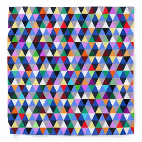 Colorful Geometric Pattern Bandana