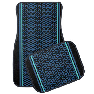 Colorful Geometric Pattern Car Floor Mat