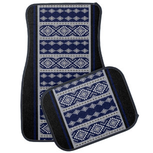 Colorful Geometric Pattern Car Floor Mat