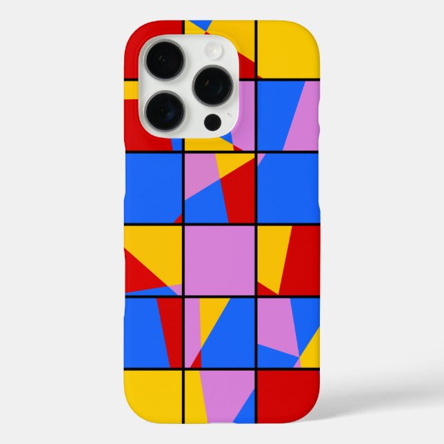 Colorful Geometric Pattern Case-Mate iPhone Case (Back)