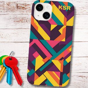 Colorful Geometric Pattern Case-Mate iPhone 14 Case