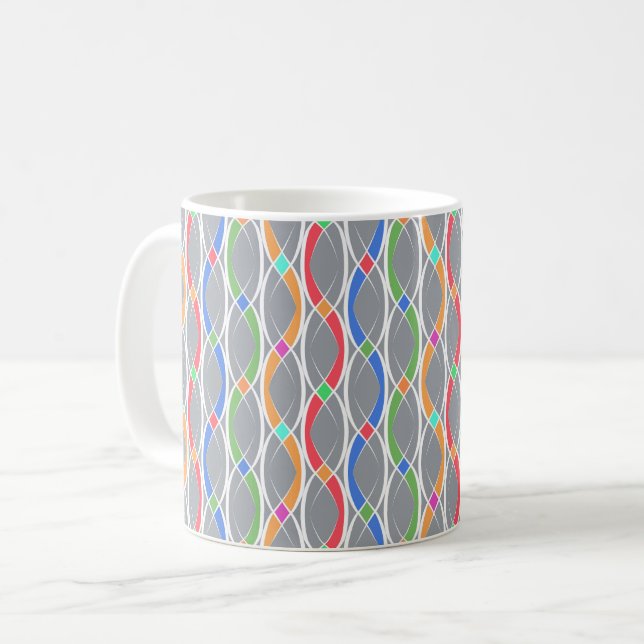 Colorful geometric pattern. coffee mug (Front Left)