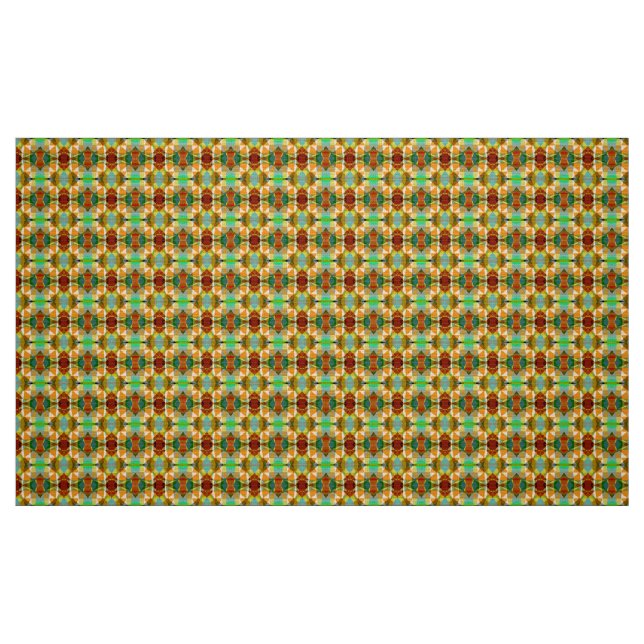 Colorful geometric pattern fabric (Fat Quarter)