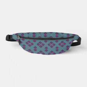 Colorful Geometric Pattern in Classic Retro Style Fanny Pack