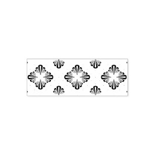 Colorful Geometric Pattern in Classic Retro Style Self-inking Stamp