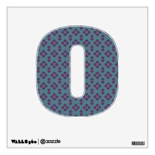 Colorful Geometric Pattern in Classic Retro Style Wall Decal