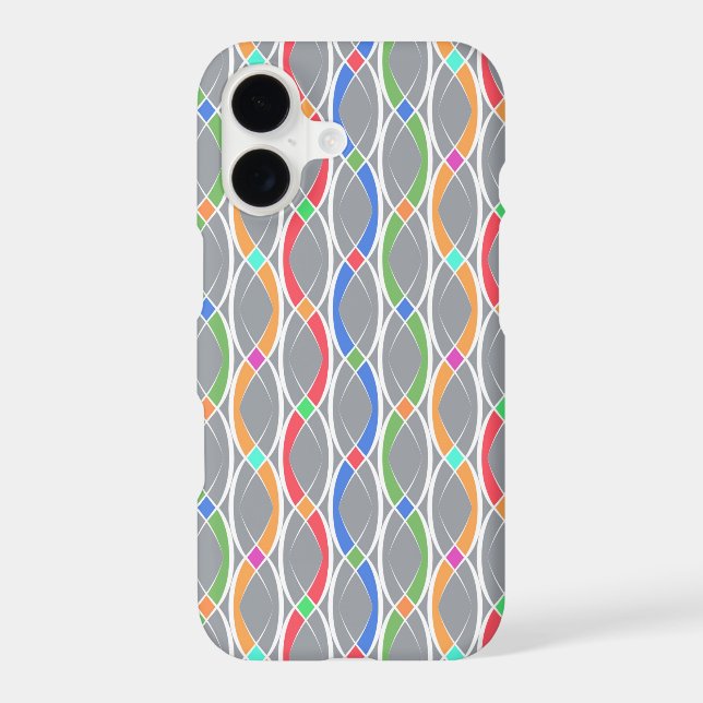 Colorful geometric pattern. iphone case (Back)