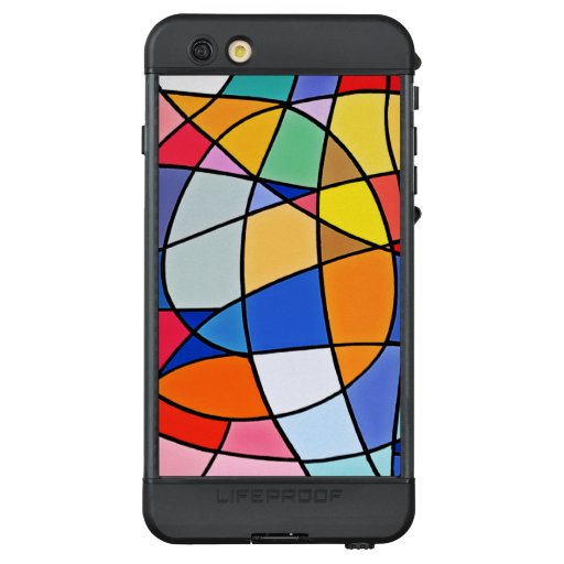 Colorful Geometric Pattern LifeProof NÜÜD iPhone 6s Plus Case