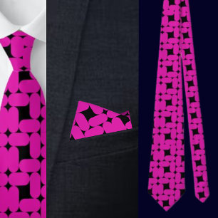 Colorful Geometric Pattern          Neck Tie