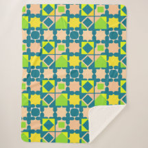 Colorful Geometric Pattern With Vibrant Shapes