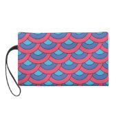 Colorful Geometric Pattern Wristlet (Back)