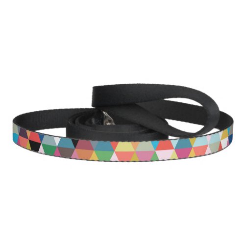 Colorful Geometric Patterned Dog Leash