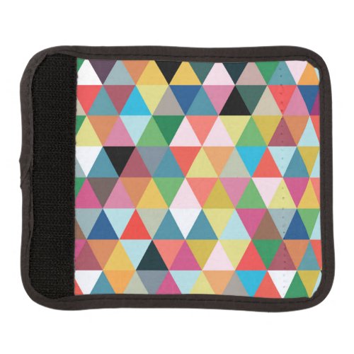 Colorful Geometric Patterned Luggage Handle Wrap