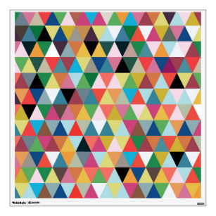 Colorful Geometric Patterned Wall Decal