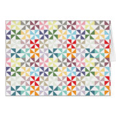 Colorful Geometric Pinwheel (Front Horizontal)