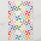 Colorful Geometric Pinwheel (Front)