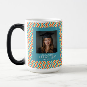 Colorful Geometric Print Graduation Color Morph Mug