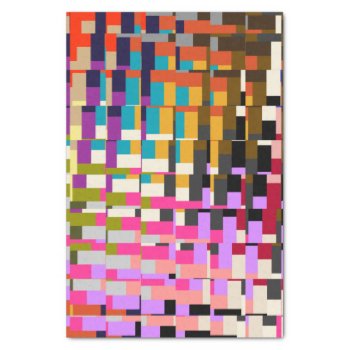 Colorful Geometric Print Tissue Paper by StyledbySeb at Zazzle