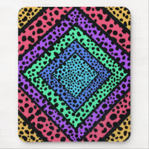 Colorful Geometric Rainbow Cheetah Animal Print