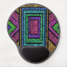 Colorful Geometric Rainbow Leopard Animal Print