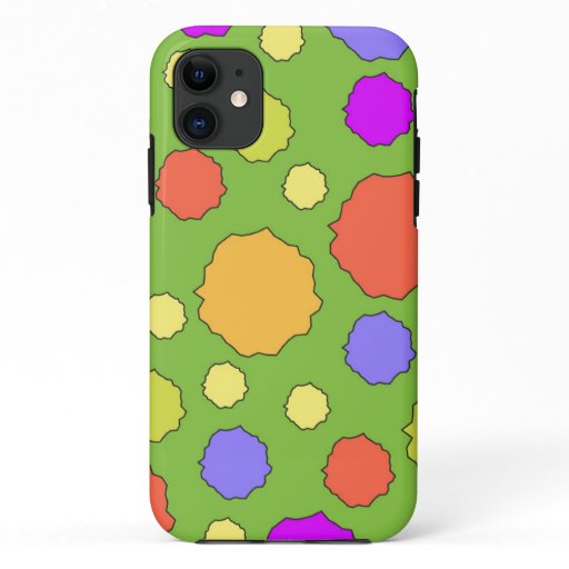 Colorful Geometric Retro Funky Circle I phone case