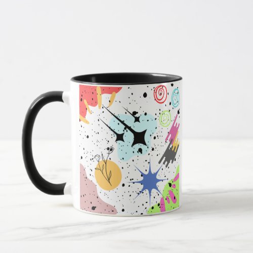 Colorful Geometric Shape Mug 