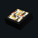 Colorful geometric shapes composition gift box<br><div class="desc">Colorful circles,  squares,  and lines,  modern abstract artistic composition.</div>