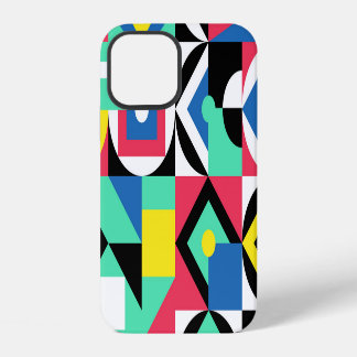 Colorful Geometric Shapes Decorative Ornament iPhone 12 Case