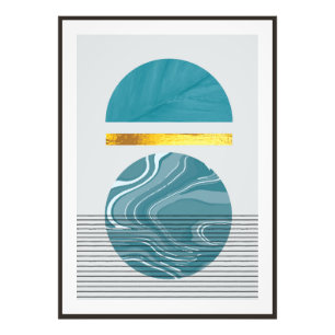 Colorful, geometric shapes photo print