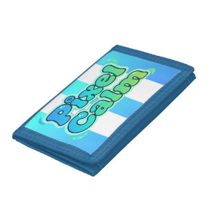 Colorful Geometric Spectrum Design Trifold Wallet
