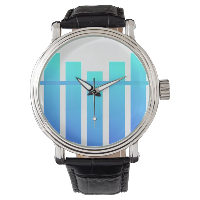 Colorful Geometric Spectrum Design Watch (Front)