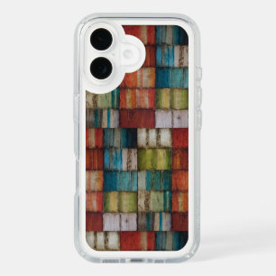 Colorful geometric square ston mosaic phone case