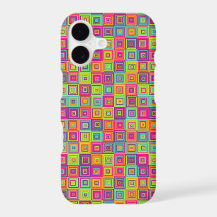 Colorful Geometric Squares iPhone 17 Case