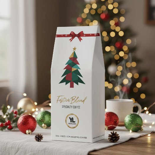 Colorful Geometric Tree and Your Logo ID1214