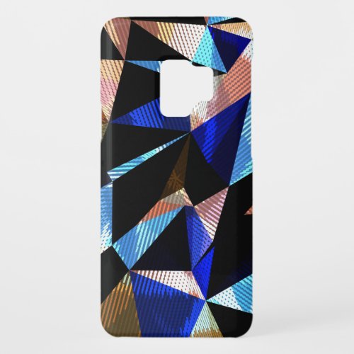 Colorful Geometric Triangles Abstract Background Case_Mate Samsung Galaxy S9 Case
