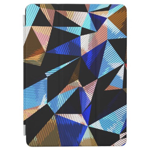 Colorful Geometric Triangles Abstract Background iPad Air Cover