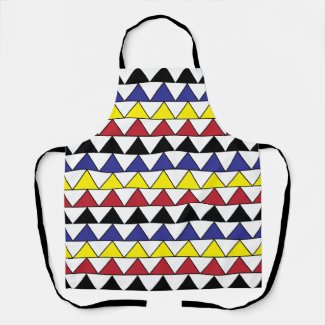 Colorful Geometric Triangles Pattern   