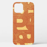 Colorful Geometric Vintage Abstract. iPhone 12 Case