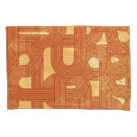 Colorful Geometric Vintage Abstract. Pillow Case