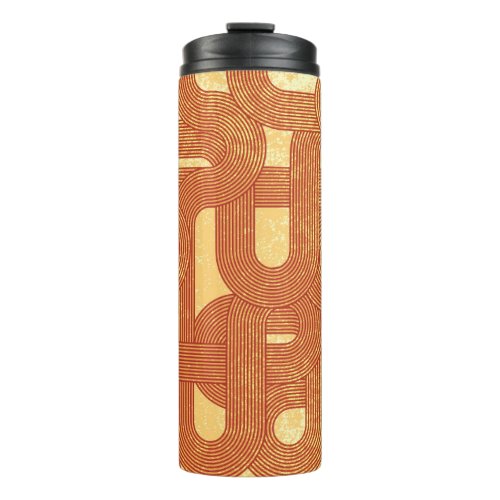 Colorful Geometric Vintage Abstract Thermal Tumbler