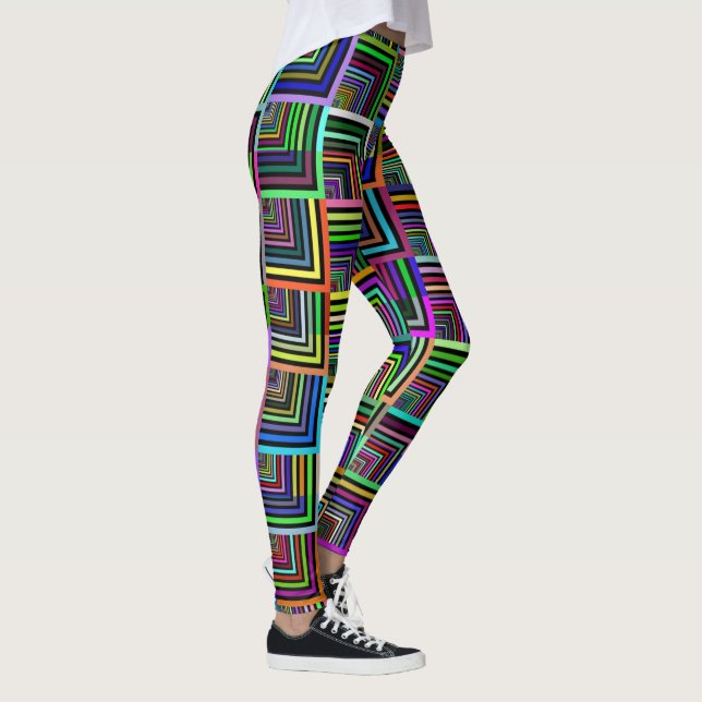  Colorful Geometrics Leggings (Right)