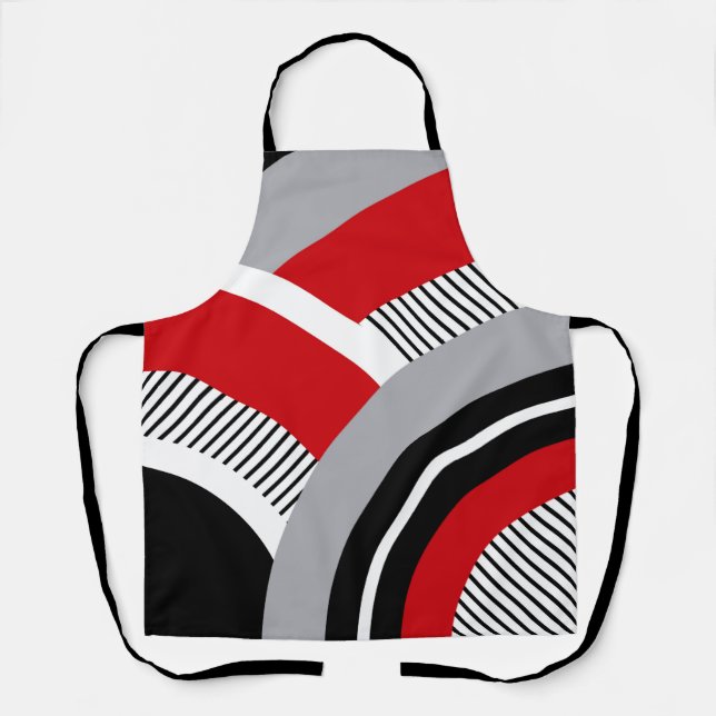 Colorful geometry apron (Front)